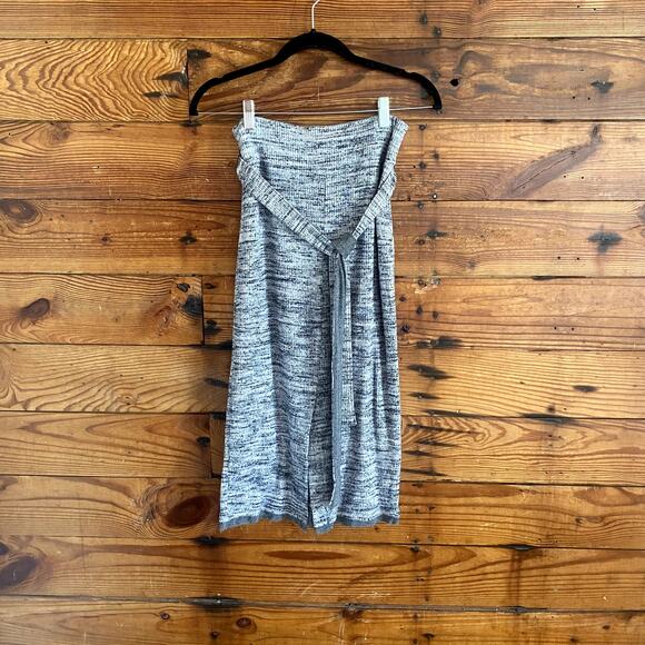 Splendid grey ribbed sweater midi skirt - Picture 4 of 8